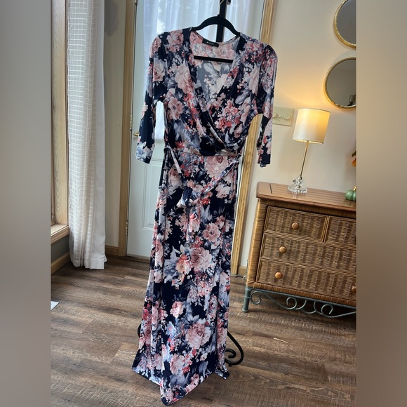 Long Sleeve Maxi Dress L - Picture 1 of 5